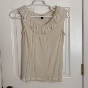 Beautiful Ann Taylor Cream Top. Great Condition.